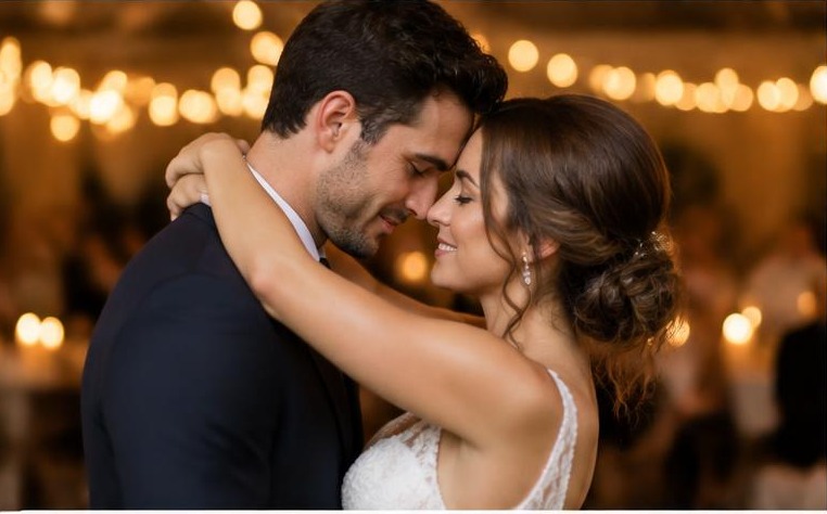 Wedding photograph: first dance